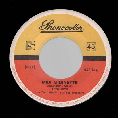 Leda Devi, Orchestra Gino Mescoli – Midi Midinette (7", Italy - 1961)