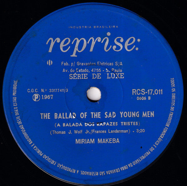 Miriam Makeba – Pata Pata (7", Brazil - 1967)