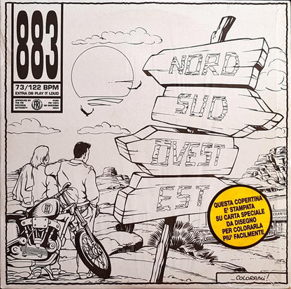 883 – Nord Sud Ovest Est (LP, Album, Italy - 1993)