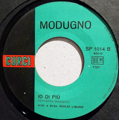 Domenico Modugno – Dio, Come Ti Amo / Io Di Più (7", Italy - 1966)