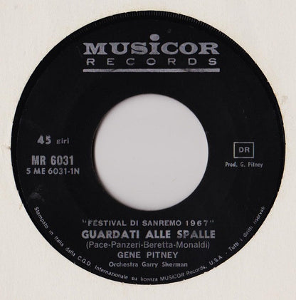 Gene Pitney – Guardati Alle Spalle / La Rivoluzione (7", Italy - 1967)