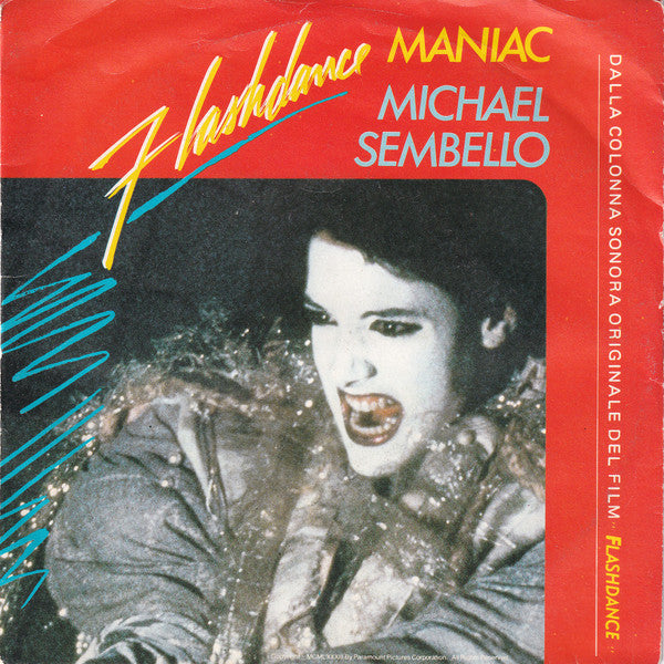 Michael Sembello – Maniac (7", Italy - 1983)