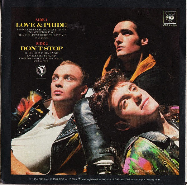 King – Love & Pride (7", Italy - 1985)