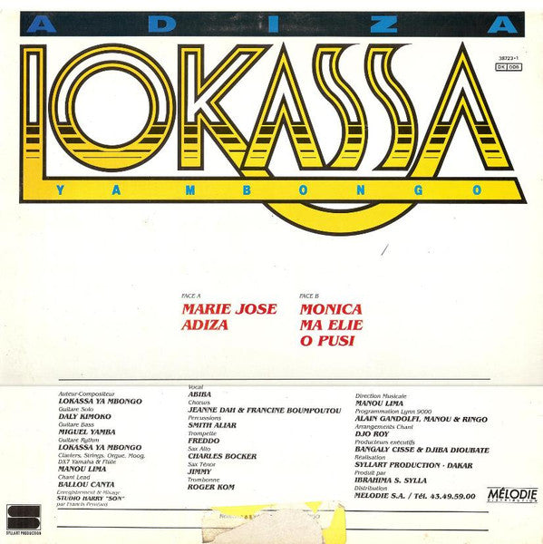 Lokassa Ya Mbongo – Adiza (LP, France - 1985)