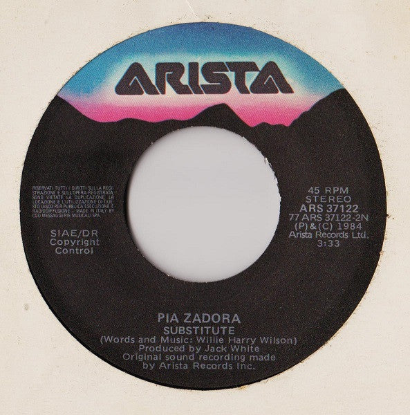 Jermaine Jackson, Pia Zadora – When The Rain Begins To Fall (7", Italy - 1984)