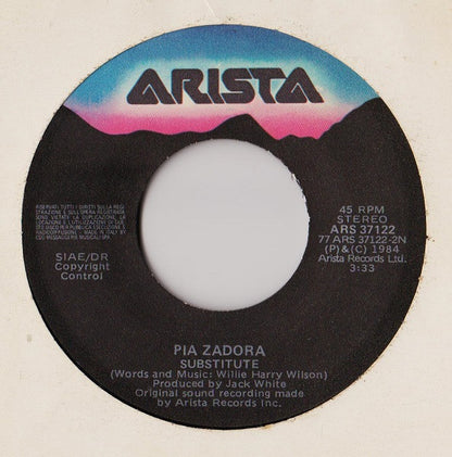 Jermaine Jackson, Pia Zadora – When The Rain Begins To Fall (7", Italy - 1984)