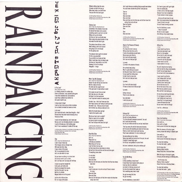 Alison Moyet – Raindancing (LP, Album, US - 1987)