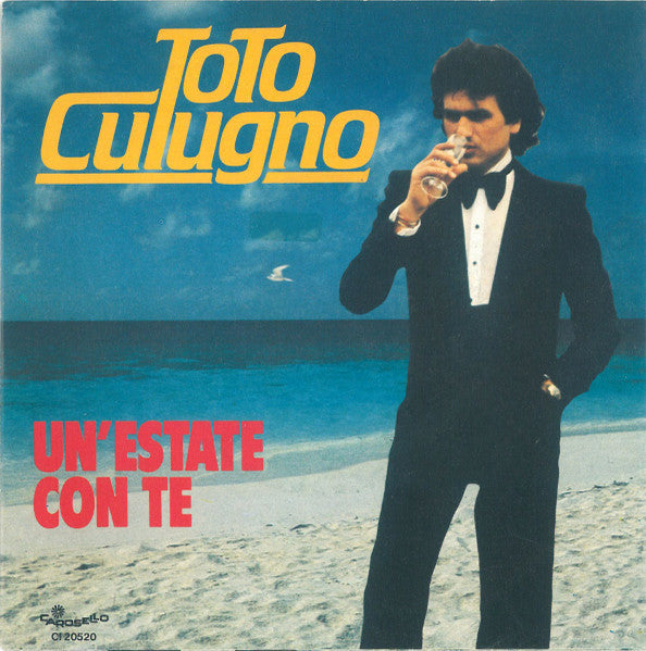 Toto Cutugno – Un'Estate Con Te (7", Italy - 1983)