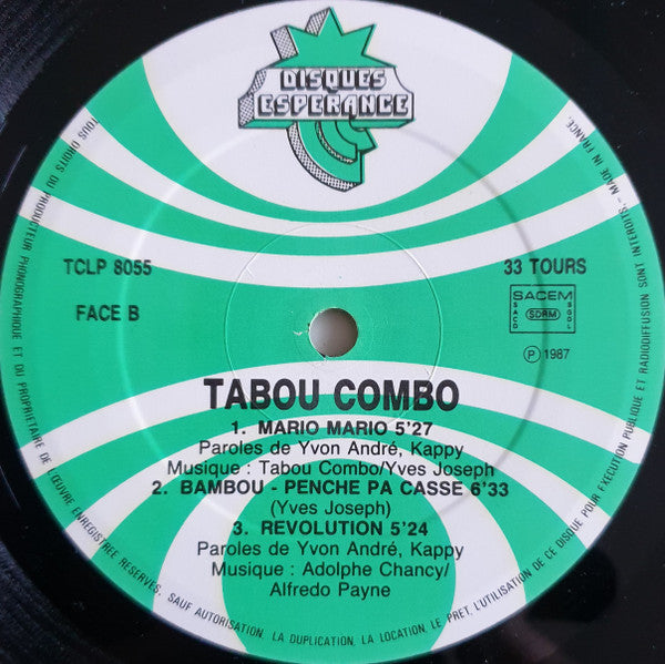 Tabou Combo – Super Stars (LP, Album, France - 1987)