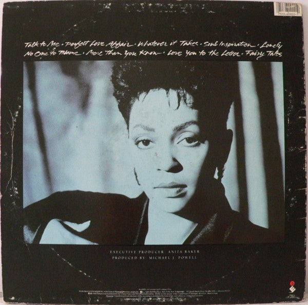 Anita Baker – Compositions (LP, Album, Italy - 1990)
