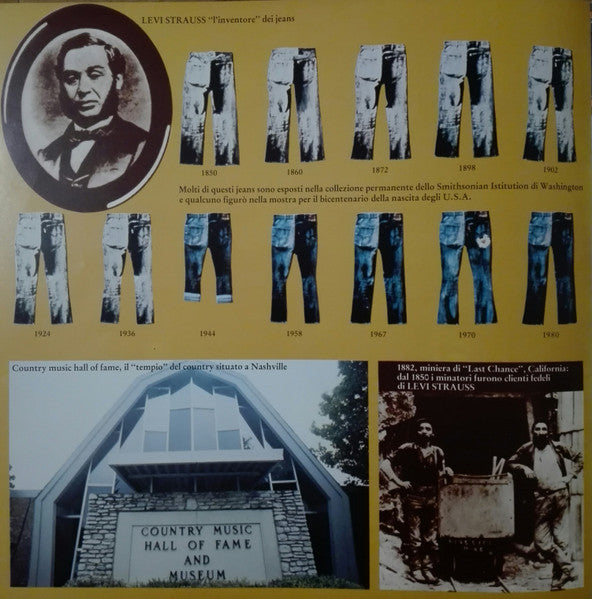 Various – Levi's In Concerto (Country Music) (LP, Compilation, Italy - 1982)