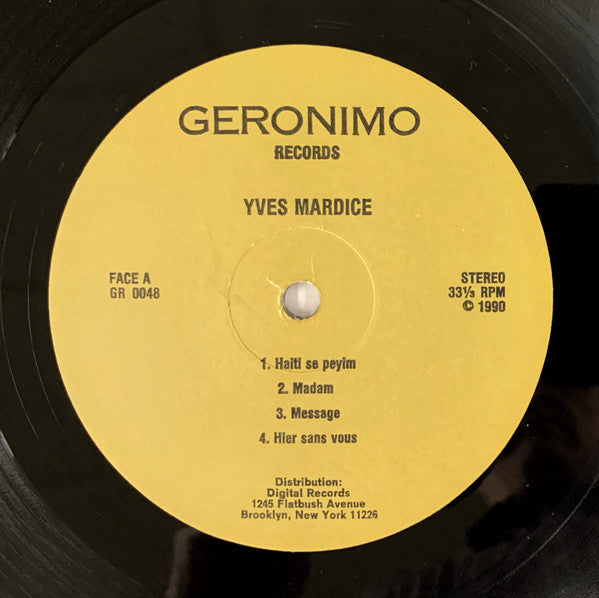 Yves A. Mardice – Pot Pourri No. 1 (LP, US - 1990)