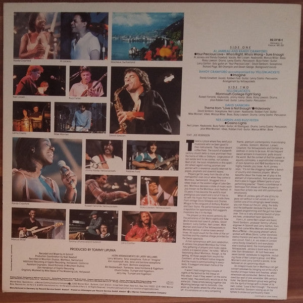 Various – Casino Lights - Recorded Live At Montreux, Switzerland  (LP, Compilation, Germany - 1982)