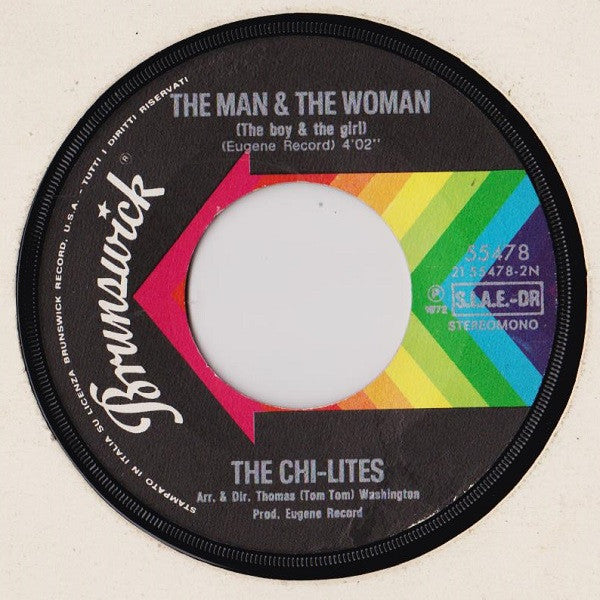 The Chi-Lites – The Coldest Days Of My Life (7", Italy - 1972)