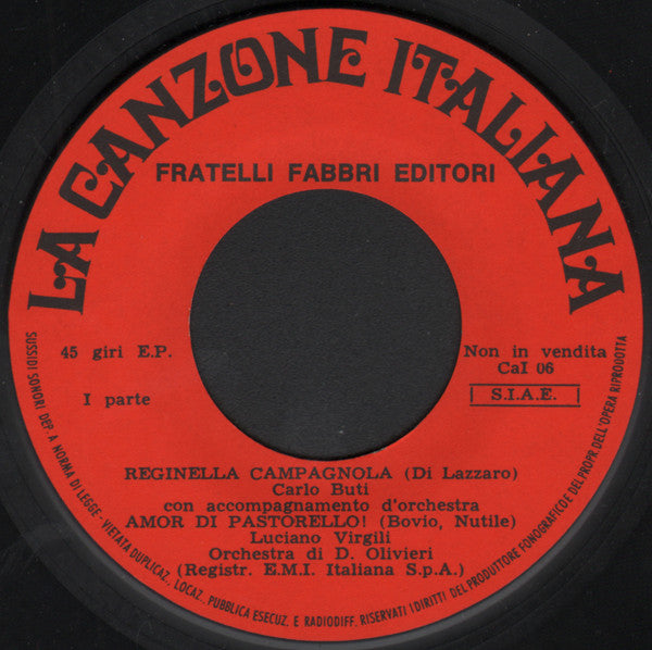 Various – La Canzone Italiana - N° 6 (7", Italy - 1970)