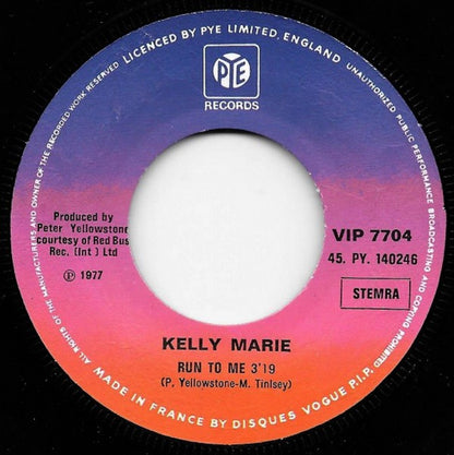 Kelly Marie – Run To Me (7", Netherlands - 1977)