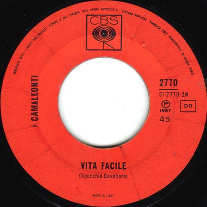 I Camaleonti – Non C'È Niente Di Nuovo (7", Italy - 1967)
