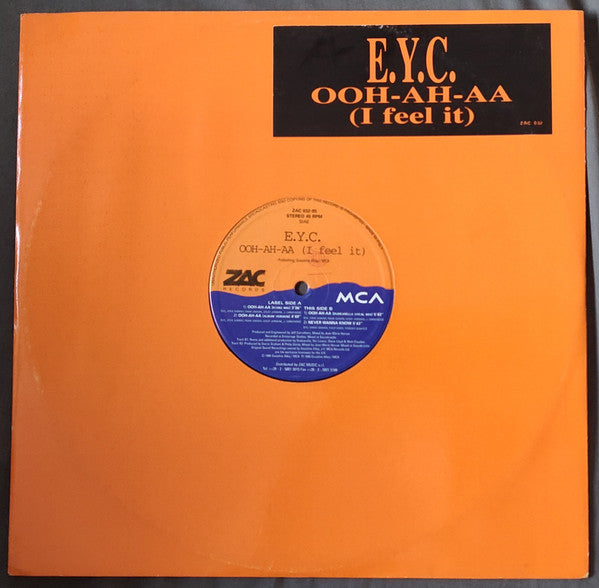 E.Y.C. – Ooh-Ah-Aa (I Feel It) (12", Italy - 1995)