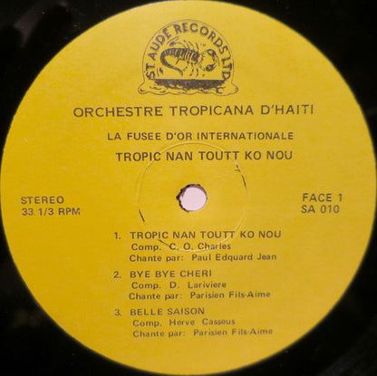 Orchestre Tropicana – Tropic Nan Toutt Ko Nou (LP, Album, US - 1987)