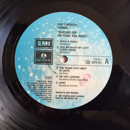 Dexys Midnight Runners – Searching For The Young Soul Rebels (LP, Album, Reissue, Italy - 1983)