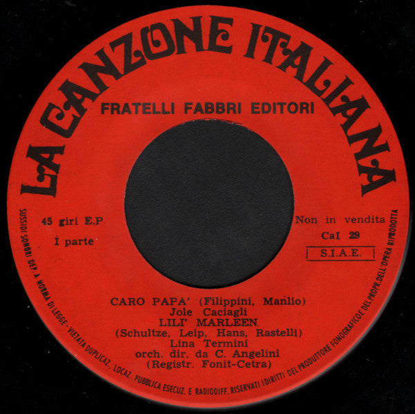 Various – La Canzone Italiana - N° 29 (7", Italy - 1970)