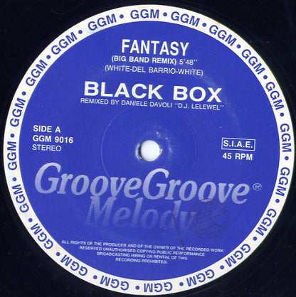 Black Box – Fantasy (Remix) (12", Italy - 1990)