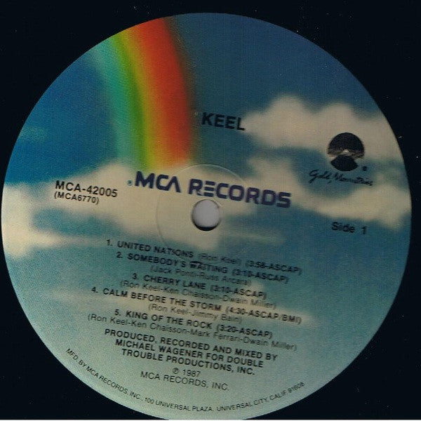 Keel – Keel (LP, Album, US - 1987)