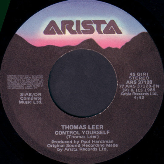 Thomas Leer – Heartbeat (7", Italy - 1985)