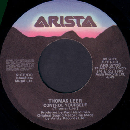 Thomas Leer – Heartbeat (7", Italy - 1985)