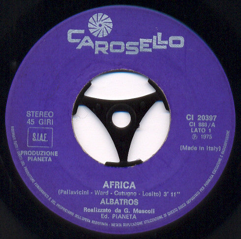 Albatros – Africa (7", Italy - 1975)