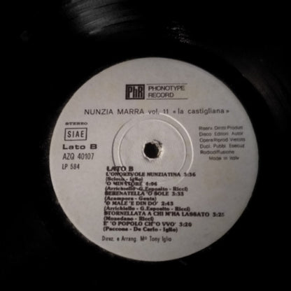 Nunzia Marra – La Castigliana Vol. 11 (LP, Italy)