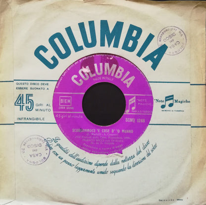 Franco Ricci – Scurdammoce 'E Cose D' 'O Munno / Padrone D' O' Mare (7", Italy - 1959)