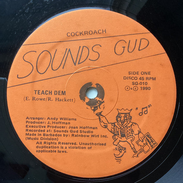 Cockroach (19) – Teach Dem (12", Barbados - 1990)