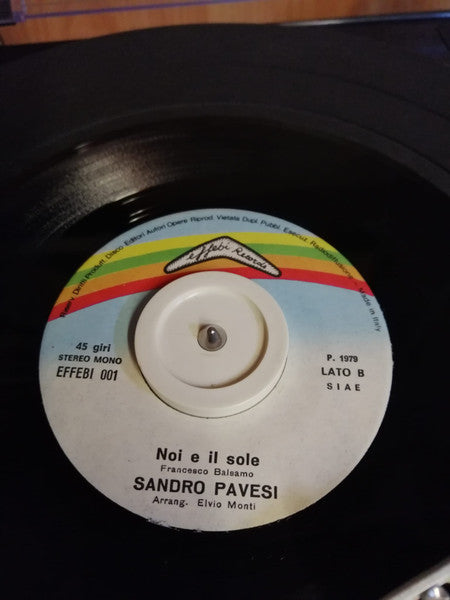 Sandro Pavesi – Prendi Il Mio Numero (7", Italy - 1979)