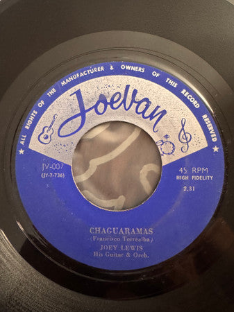 JOEY LEWIS AND HIS ORCHESTRA – Watermelon Man / Chaguaramas (7", Trinidad & Tobago)