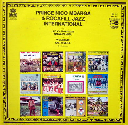 Prince Nico Mbarga And Rocafil Jazz – Lucky Marriage! (LP, Album, France - 1981)