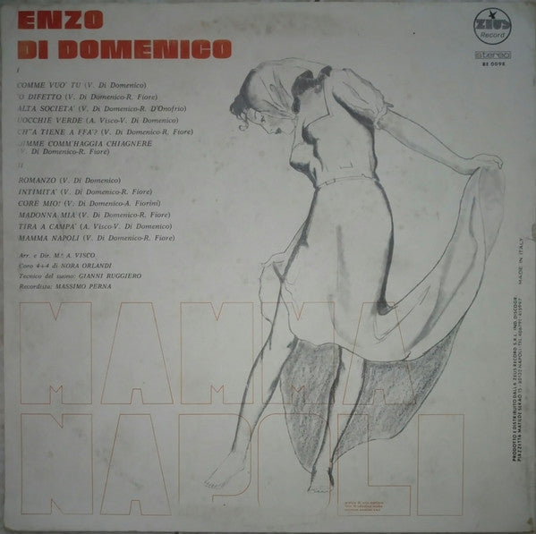 Enzo Di Domenico – Mamma Napoli (LP, Album, Italy - 1980)