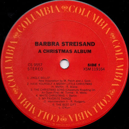 Barbra Streisand – A Christmas Album (LP, Album, Reissue, US - 1970)