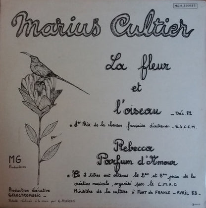 Marius Cultier – La Fleur Et L'Oiseau (LP, Album, France - 1983)