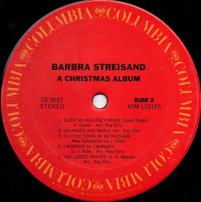 Barbra Streisand – A Christmas Album (LP, Album, Reissue, US - 1970)