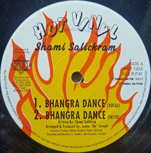 Shami Salickram – Bhangra Dance (12", UK)