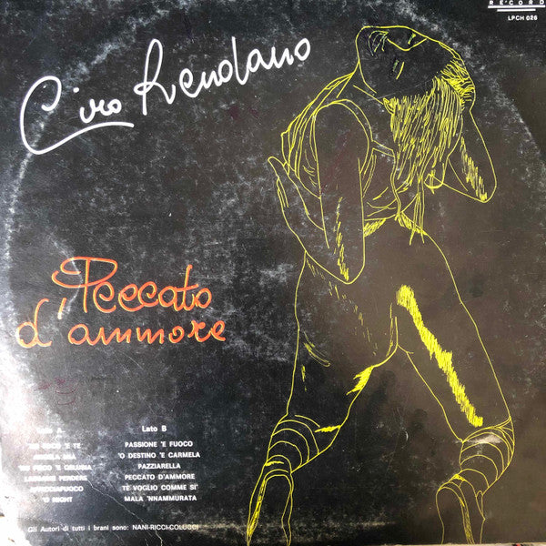 Ciro Rendano – Peccato D'Ammore (LP, Italy - 1980)