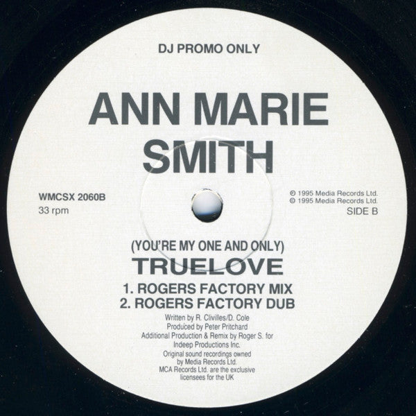 Ann-Marie Smith – (You're My One And Only) True Love (12", UK - 1995)