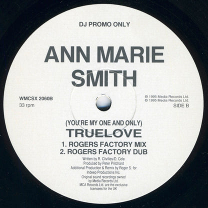 Ann-Marie Smith – (You're My One And Only) True Love (12", UK - 1995)