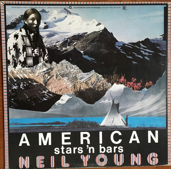 Neil Young – American Stars 'N Bars (LP, Album, Repress, Italy - 1977)