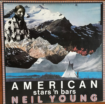 Neil Young – American Stars 'N Bars (LP, Album, Repress, Italy - 1977)