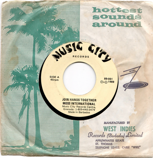 Moss International - Join Hands Together (7", 45 RPM - Barbados)