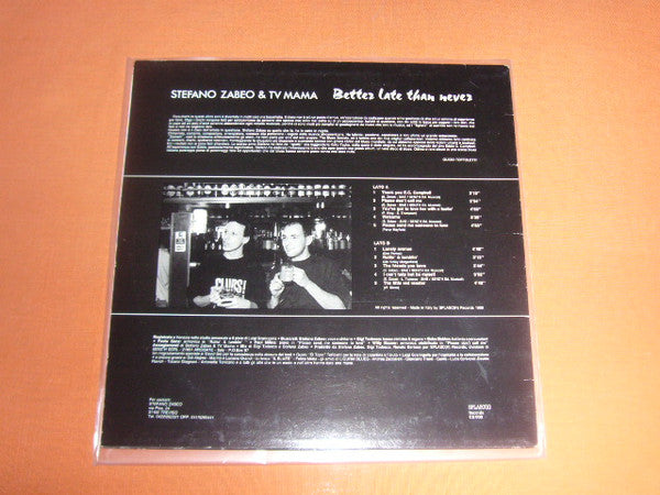 Stefano Zabeo & Tv Mama – Better Late Than Never (LP, Album, Italy - 1988)