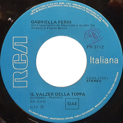 Gabriella Ferri – Sempre (7", Italy - 1973)