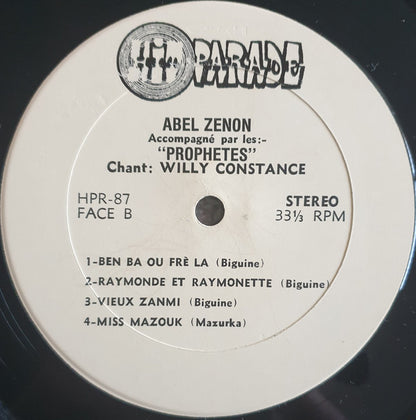 Abel Zénon, Les Prophetes – Bourrique La (LP, Album, Martinique)